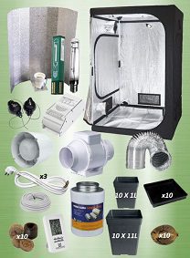 Kit armario de cultivo interior completo 120