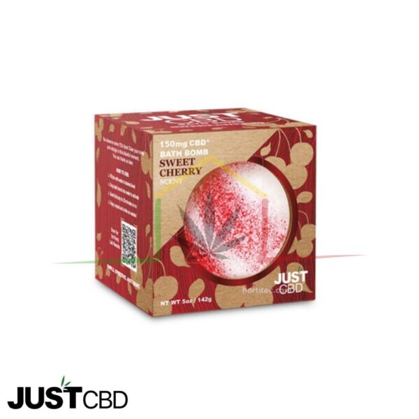 bomba de baño just cbd sweet cherry