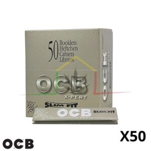 Caja 50 paquetes OCB slim X-pert gris