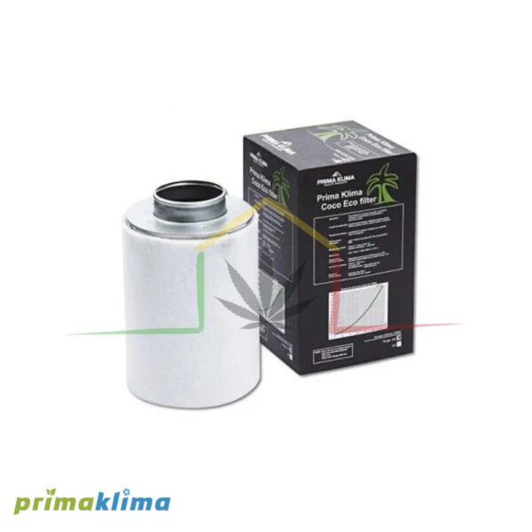 Filtro de carbón activo antiolor 125mm x 400mm - 480 m3/h.