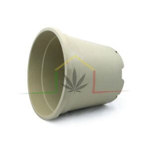 Maceta redonda blanca 25L