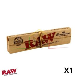 Librillo de papel raw slim + tips (Connoisseur)