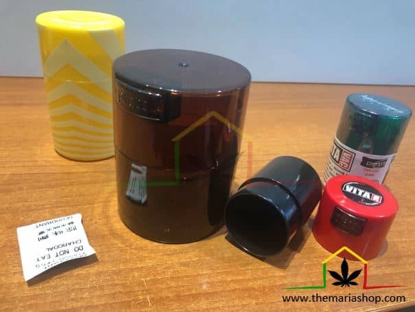 Botes al vacío Tight Vac con gel sílice