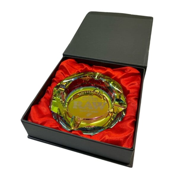 cenicero cristal Raw Rainbow