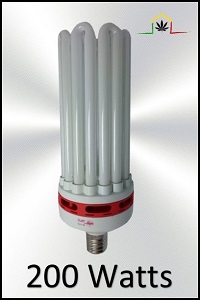 BOMBILLA CFL BAJO CONSUMO 200W FLORACION